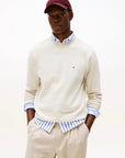 sweatshirt-tommy-hilfiger-beige-homme-face