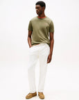 t-shirt-tommy-hilfiger--homme-kaki-porte