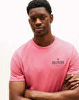 t-shirt-tommy-hilfiger--homme-rose-zoom