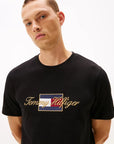 t-shirt-tommy-hilfiger-noir-homme-zoom