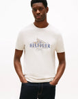 teeshirt-tommy-hilfiger-homme-beige-face