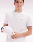 tshirt-eden-park-homme-blanc-porte