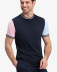 tshirt-eden-park-marine-porte-h26maitc0015blf