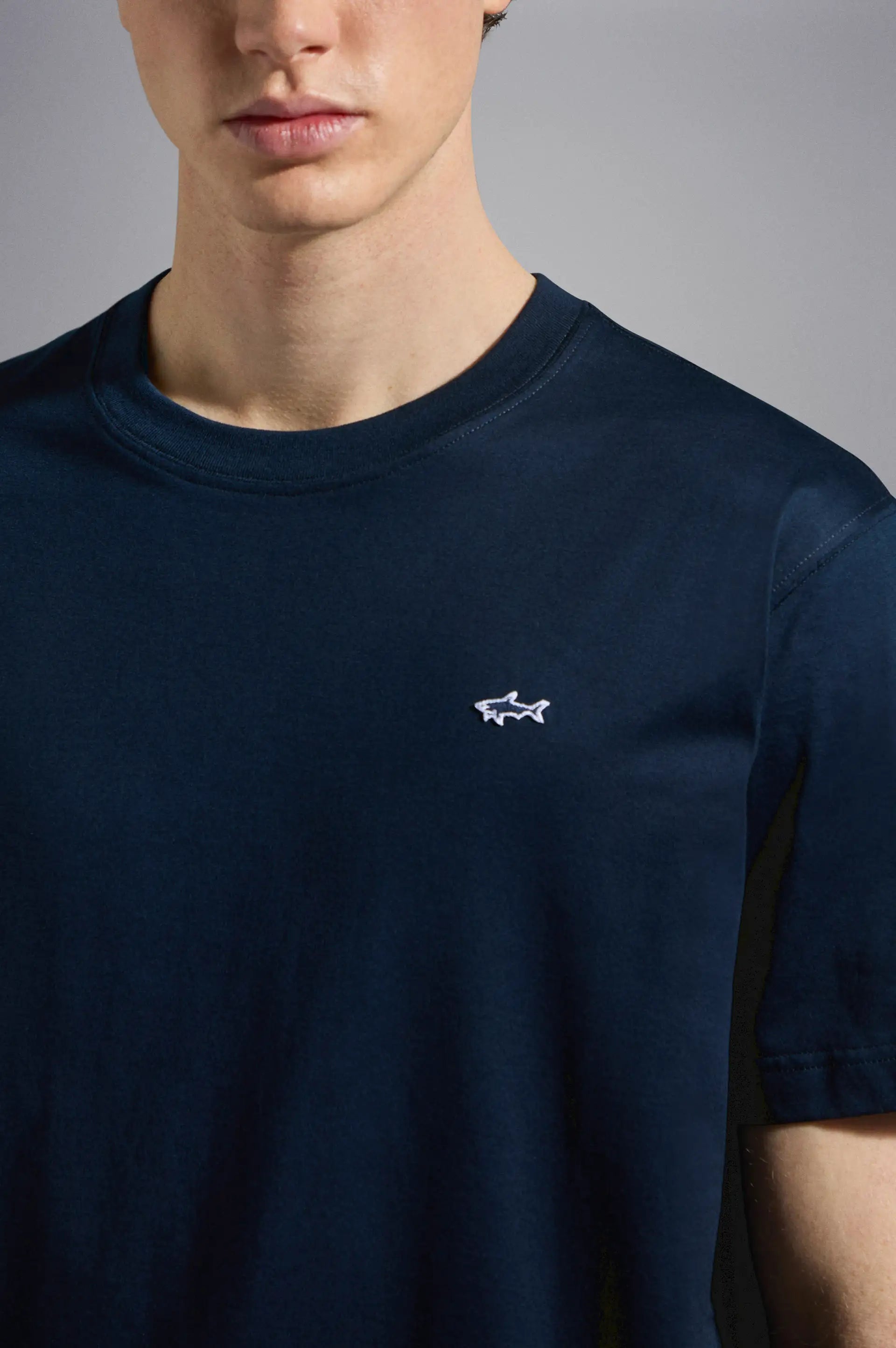 tshirt-paul-shark-coton-c0p109213-zoom-logo