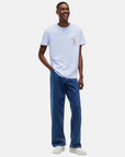 tshirt-tommy-jeans-bleu-porte