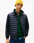 veste-bi-matiere-tommy-hilfiger-homme-marine-face