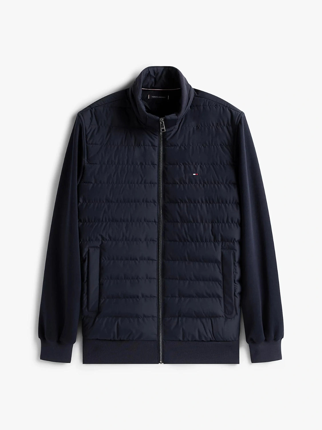 veste-bi-matiere-tommy-hilfiger-marine-homme-a-plat