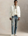 veste-chino-ralph-lauren-homme-blanche-porte