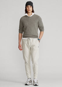 Pantalon de jogging pour homme Ralph Lauren gris clair chiné | Georgespaul