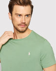 T-Shirt pour homme Ralph Lauren ajusté vert en jersey | Georgespaul