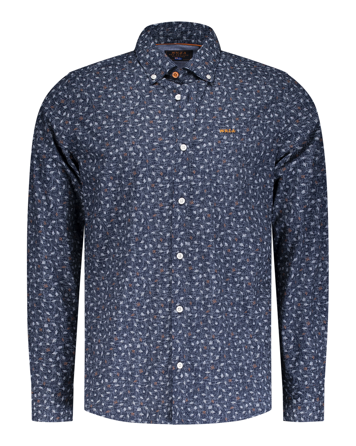 Chemise à motifs NZA marine - Georgespaul