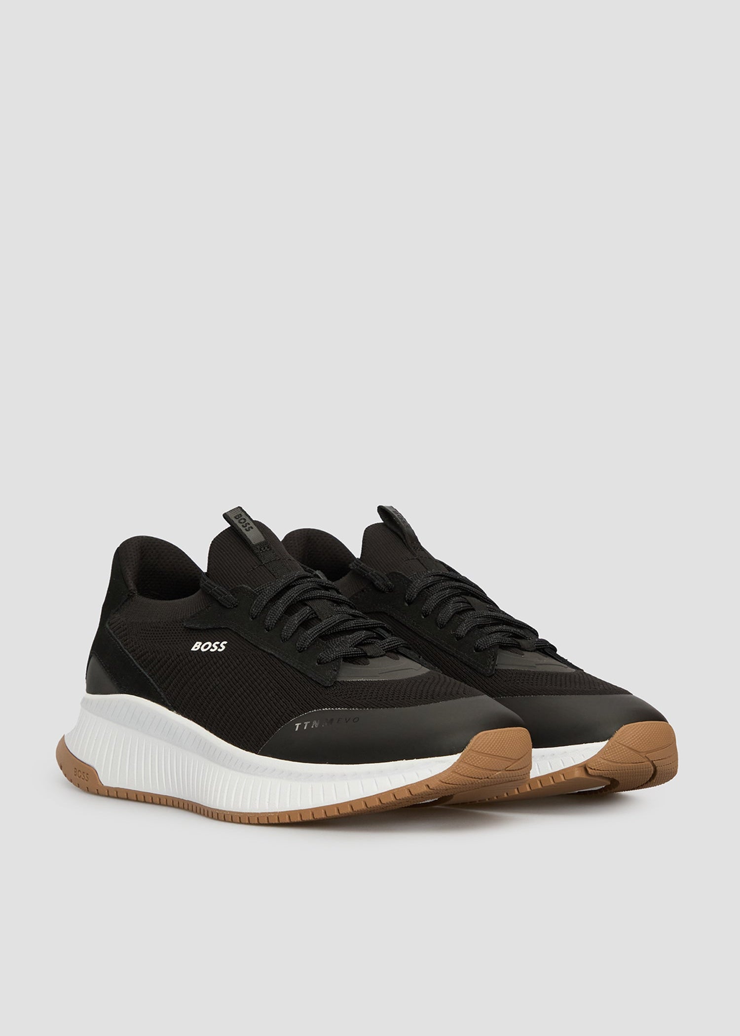 Baskets BOSS noires pour homme | Georgespaul