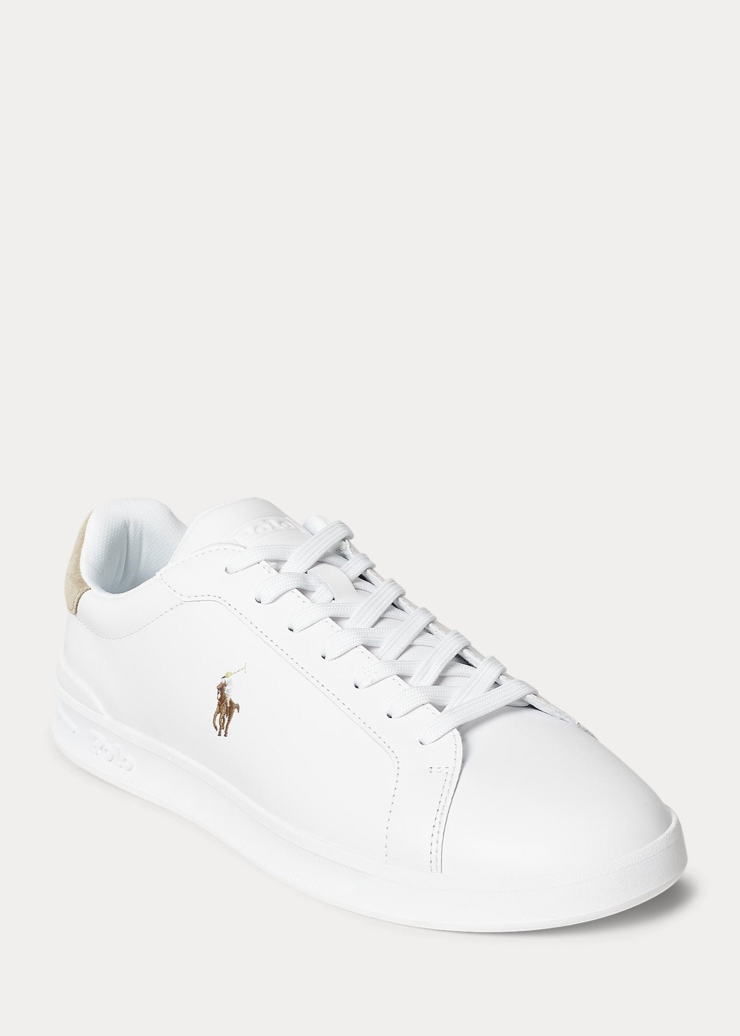 Baskets Ralph Lauren blanches pour homme | Georgespaul 