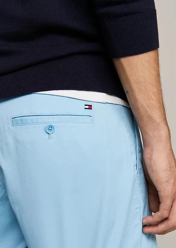 Bermuda Tommy Hilfiger bleu en coton bio - Georgespaul