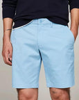 Bermuda Tommy Hilfiger bleu en coton bio - Georgespaul