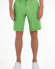 Bermuda Tommy Hilfiger vert en coton bio stretch - Georgespaul