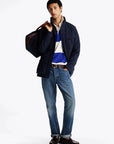 Blouson Tommy Hilfiger marine pour homme | Georgespaul 