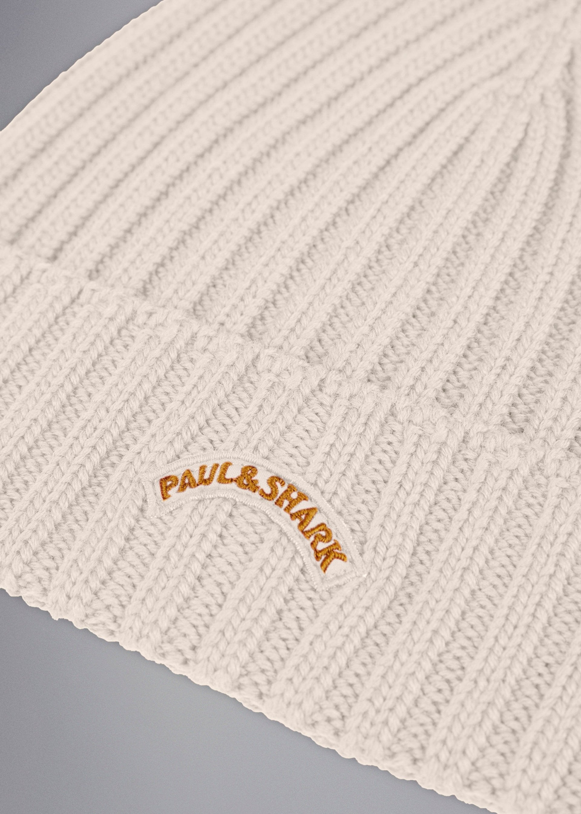 Bonnet Paul & Shark beige en laine unisxe | Georgespaul