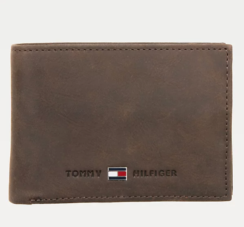 Portefeuille Tommy Hilfiger marron pour homme I Georgespaul