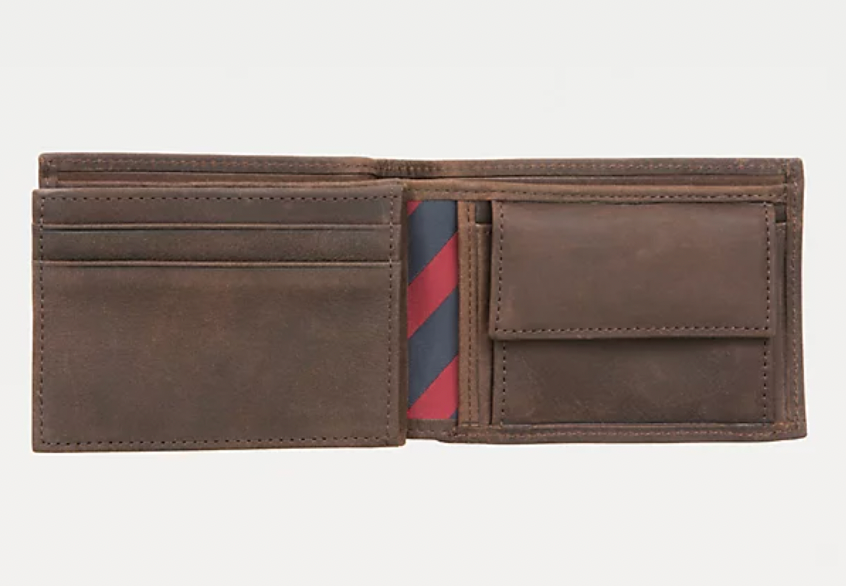 Portefeuille Tommy Hilfiger marron pour homme I Georgespaul