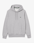 Sweat à capuche Lacoste gris en coton bio - Georgespaul