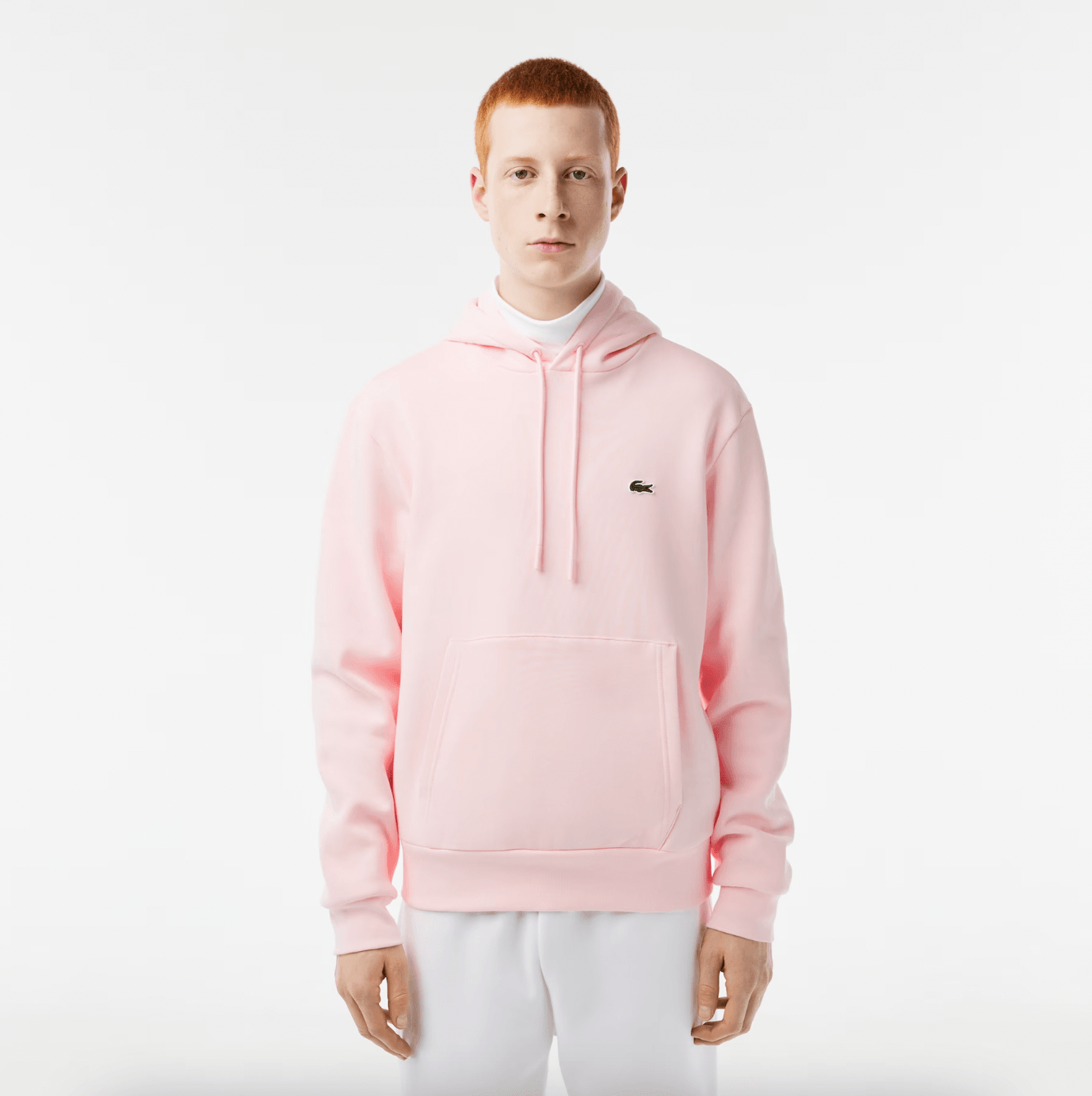 Sweat à capuche Lacoste rose - Georgespaul