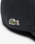 Casquette unisexe Lacoste noire | Georgespaul     