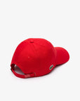 Casquette unisexe Lacoste rouge | Georgespaul     