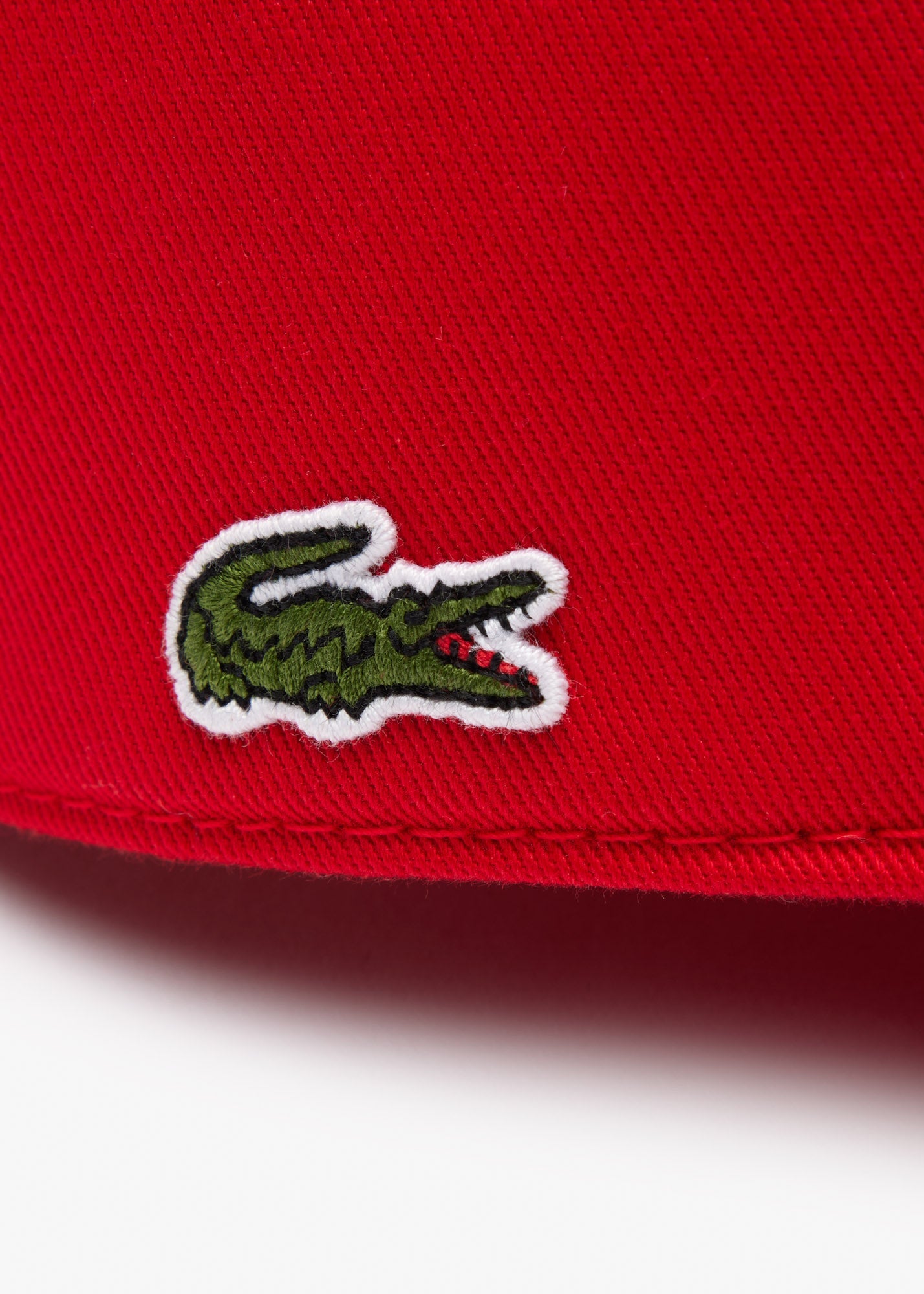 Casquette unisexe Lacoste rouge | Georgespaul     