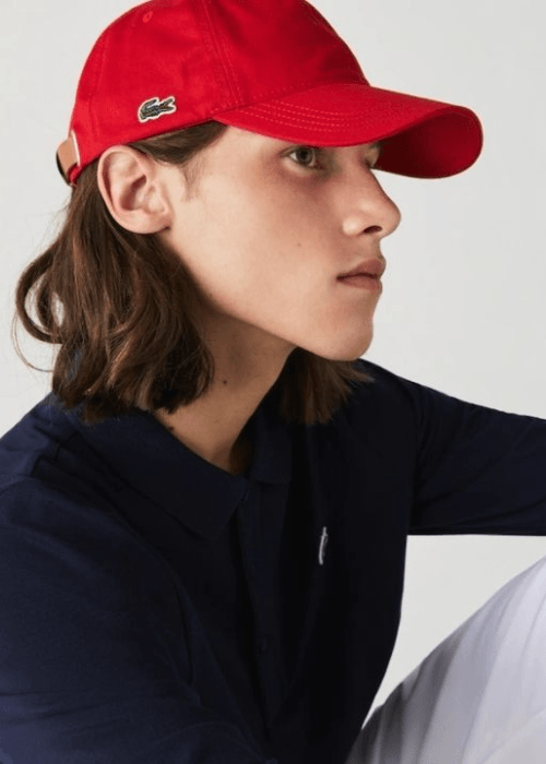 Casquette Lacoste rouge - Georgespaul