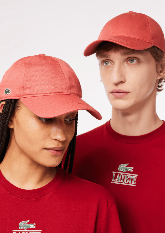 Casquette Lacoste rouge - Georgespaul