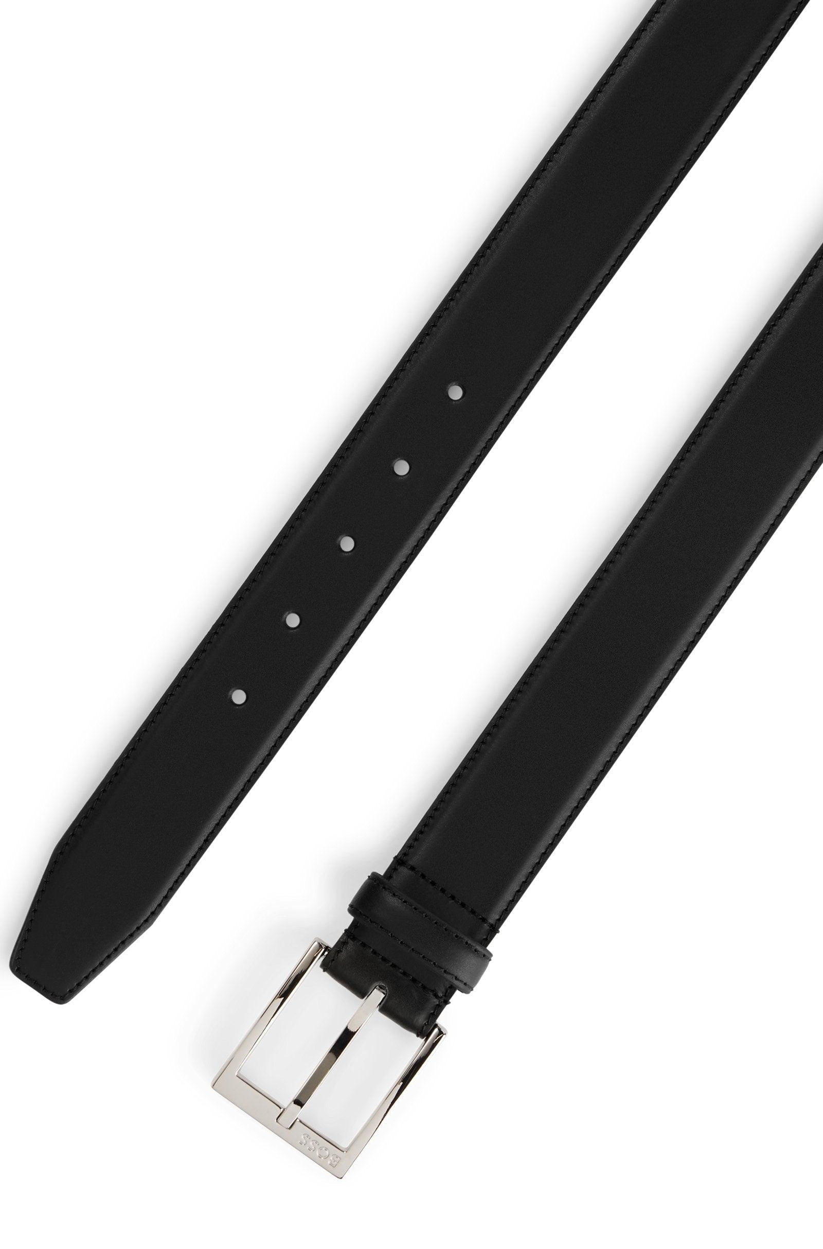 Ceinture BOSS noire en cuir - Georgespaul