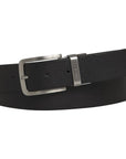 Ceinture Tommy Hilfiger noire en cuir - Georgespaul