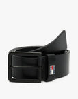 Ceinture Tommy Jeans noire en cuir pour homme | Georgespaul 