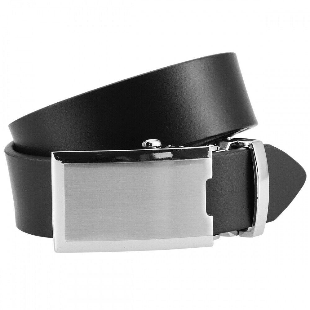 Ceinture automatique Lindenmann noire en cuir - Georgespaul