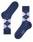 Chaussettes Manchester Burlington bleu foncé