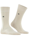 Chaussettes hautes Burlington Dublin beiges en coton - Georgespaul