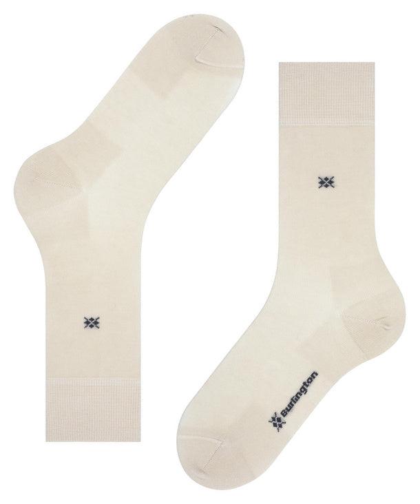 Chaussettes hautes Burlington Dublin beiges en coton - Georgespaul