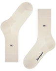 Chaussettes hautes Burlington Dublin beiges en coton - Georgespaul