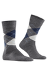 Chaussettes hautes Burlington grises en laine - Georgespaul