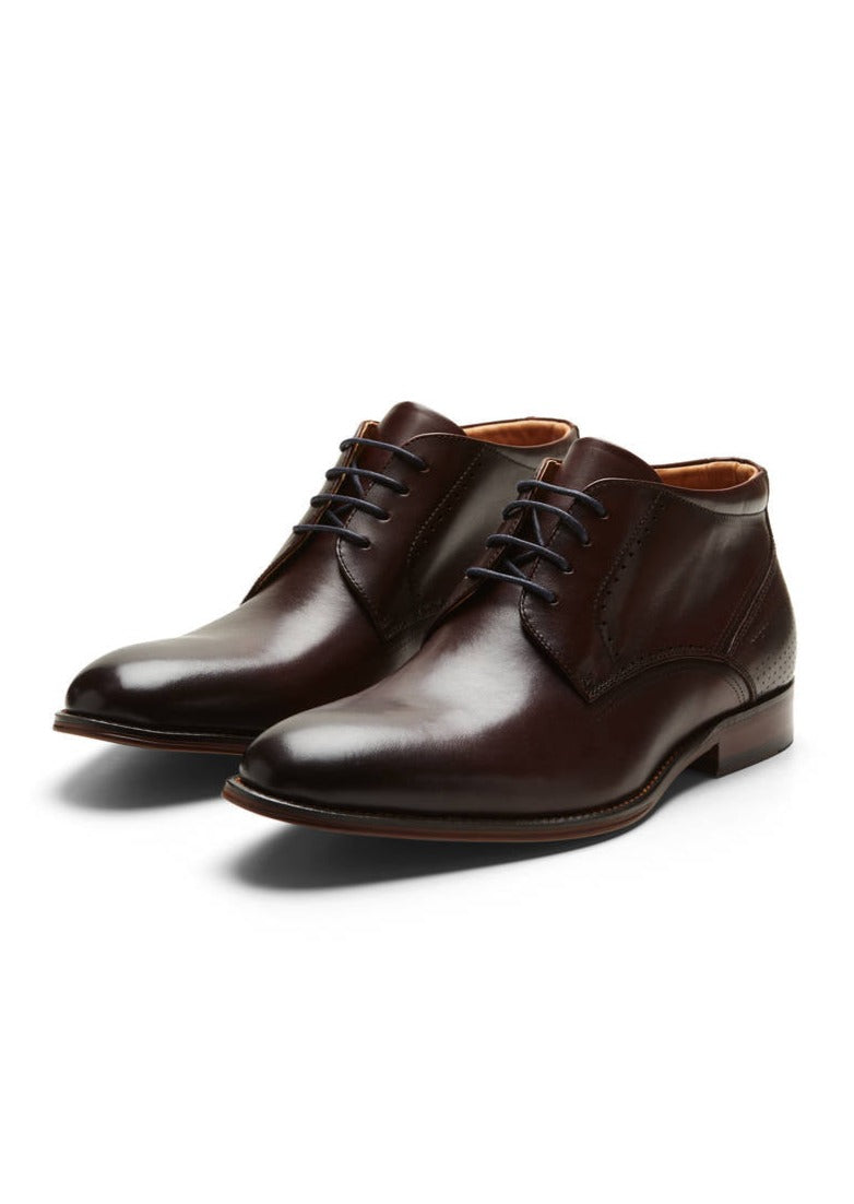 Chaussures homme Sir Digel marron foncé en cuir | Georgespaul