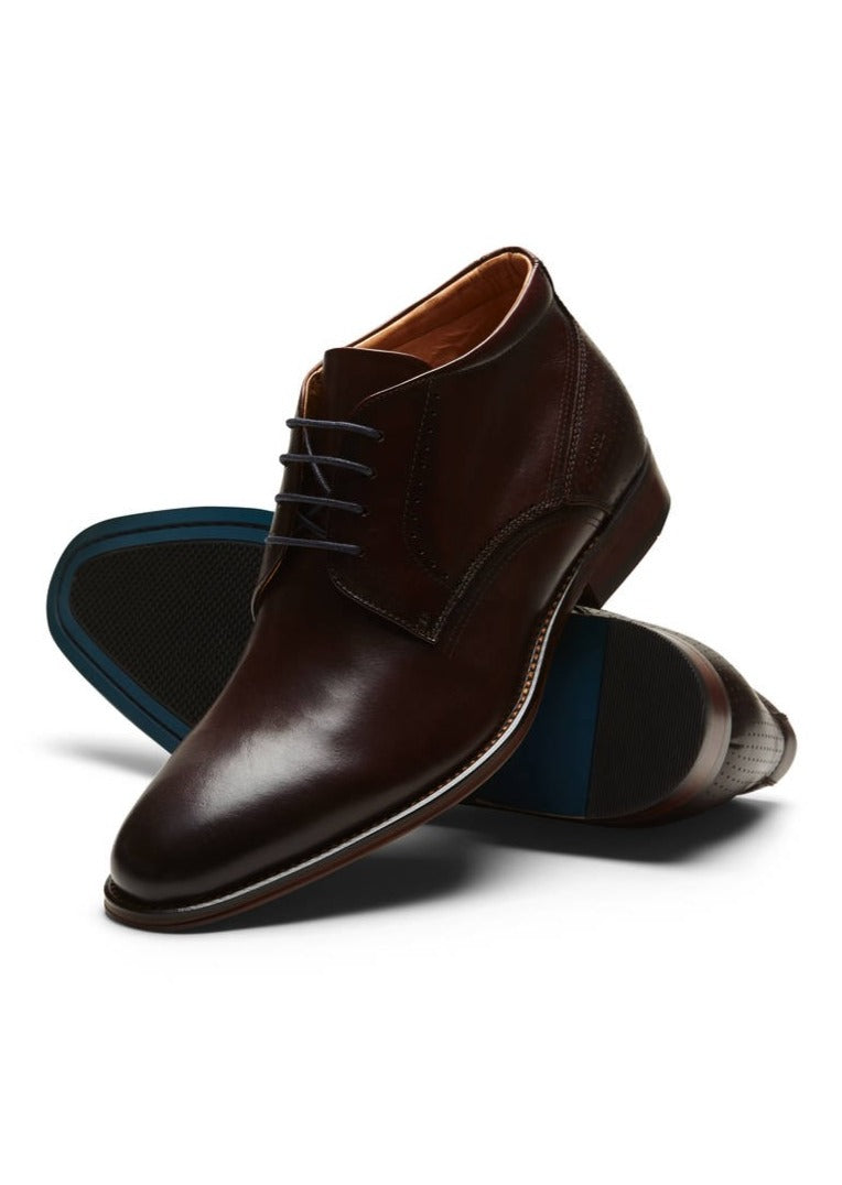 Chaussures homme Sir Digel marron foncé en cuir | Georgespaul