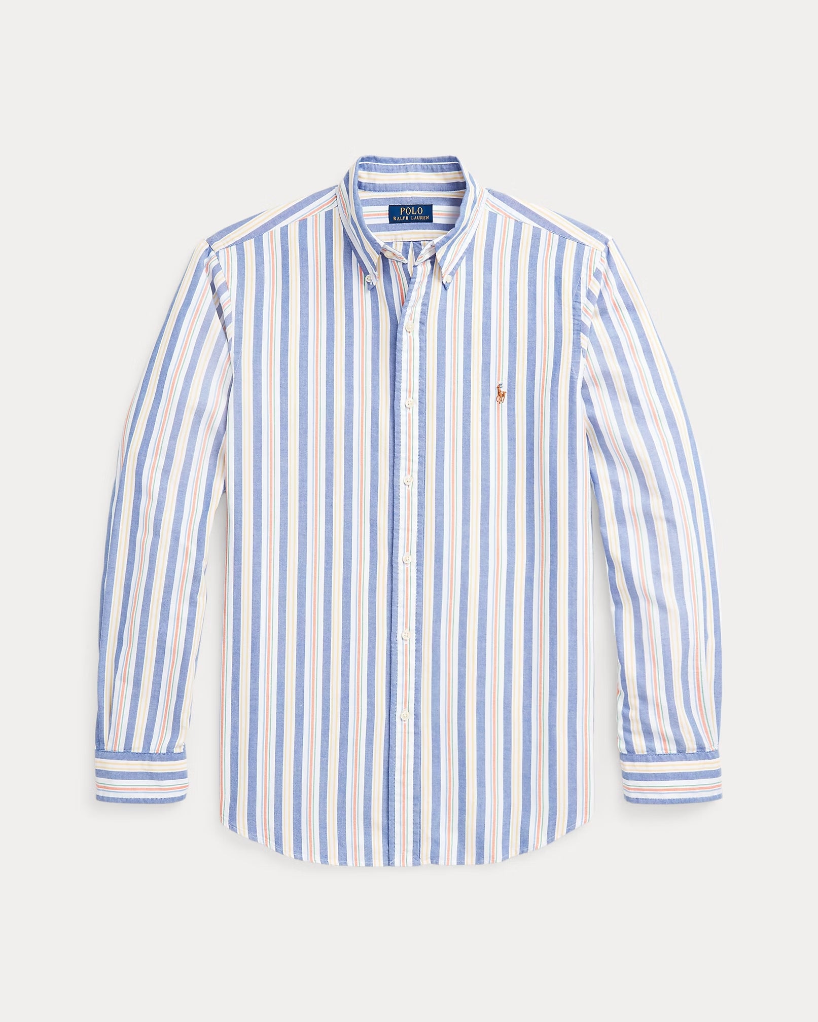 Chemise à rayures Ralph Lauren bleue pour homme | Georgespaul