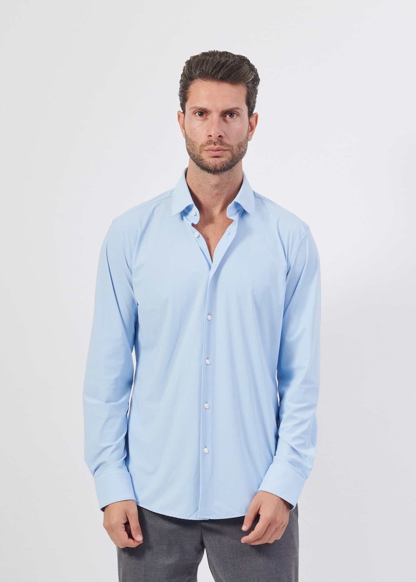 Chemise BOSS bleue pour homme | Georgespaul