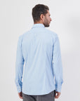 Chemise BOSS bleue pour homme | Georgespaul