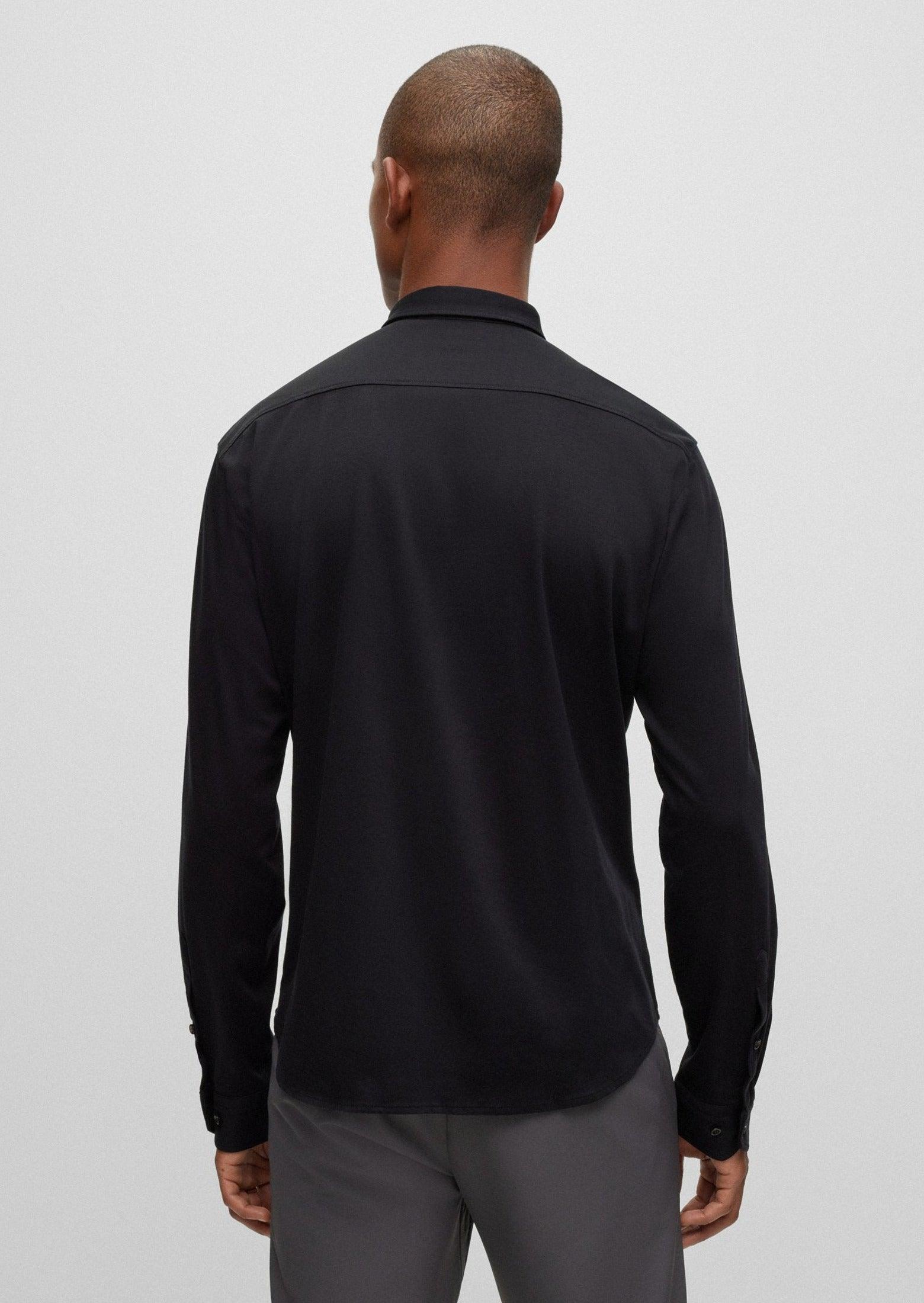 Chemise ajustée BOSS noire - Georgespaul