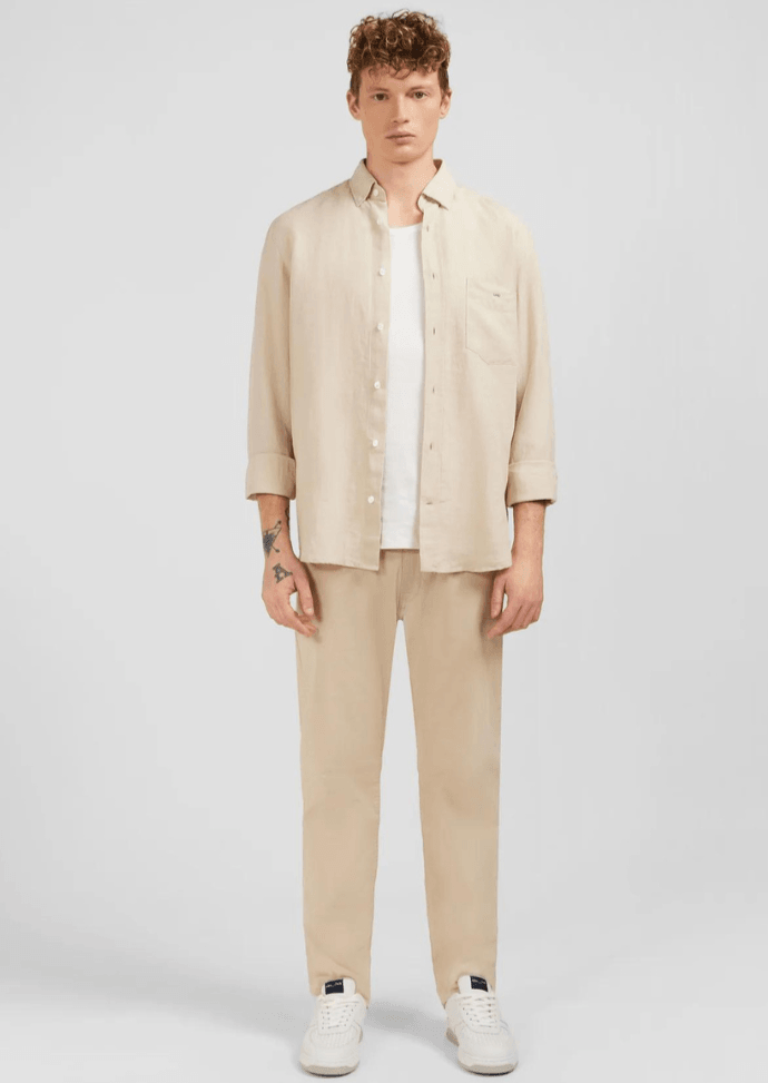 Chemise Eden Park beige - Georgespaul