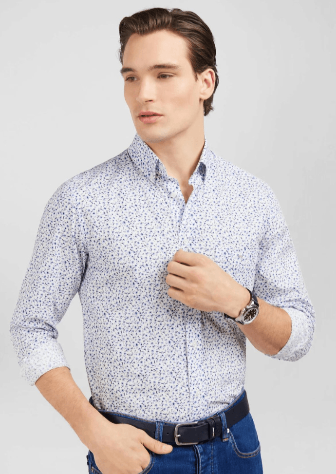 Chemise Eden Park bleue - Georgespaul