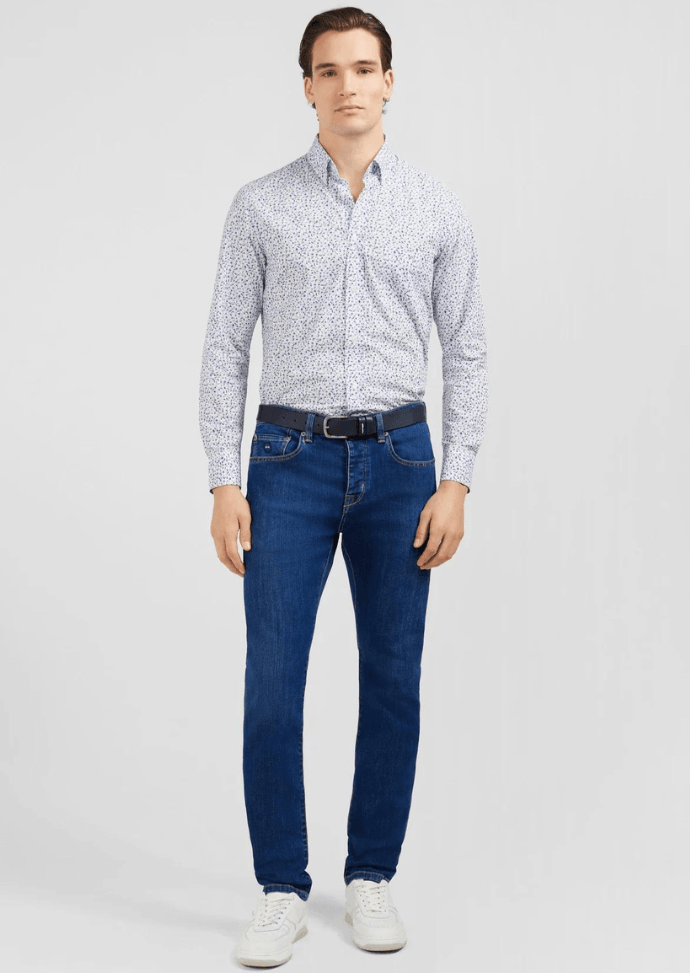 Chemise Eden Park bleue - Georgespaul