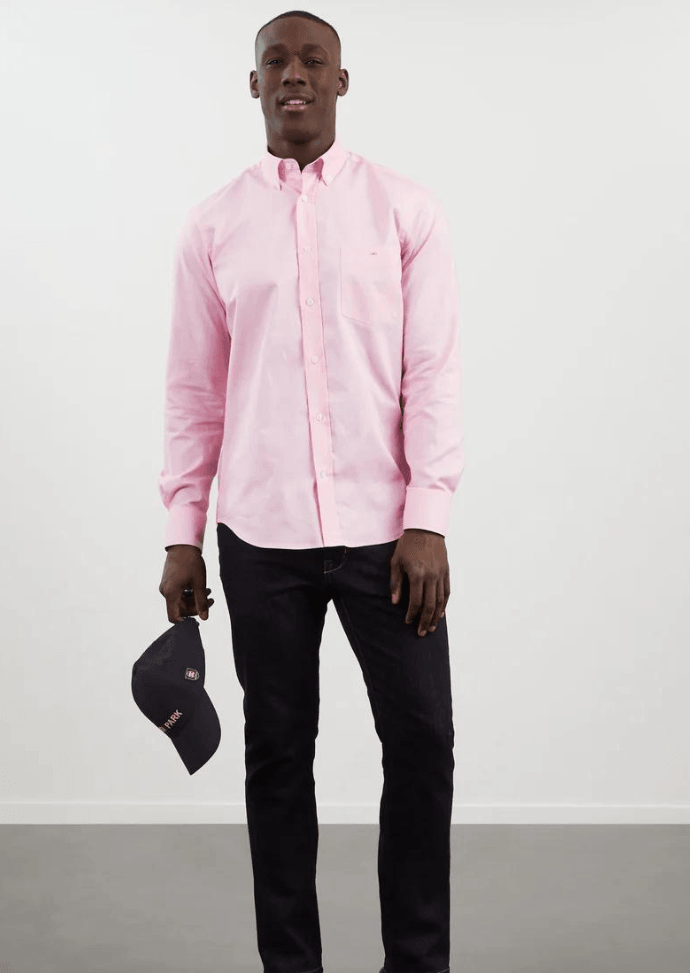 Chemise Eden Park rose - Georgespaul